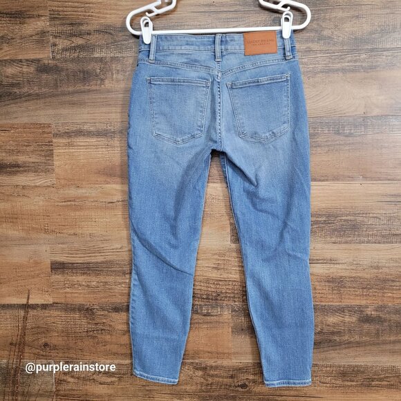 Lucky Brand Jeans 4 Lolita Skinny Crop Low Rise Medium Light Wash Stretch Denim - Picture 2 of 12